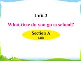 人教版七年级英语下册Unit2 SectionA(2d)课件+音频