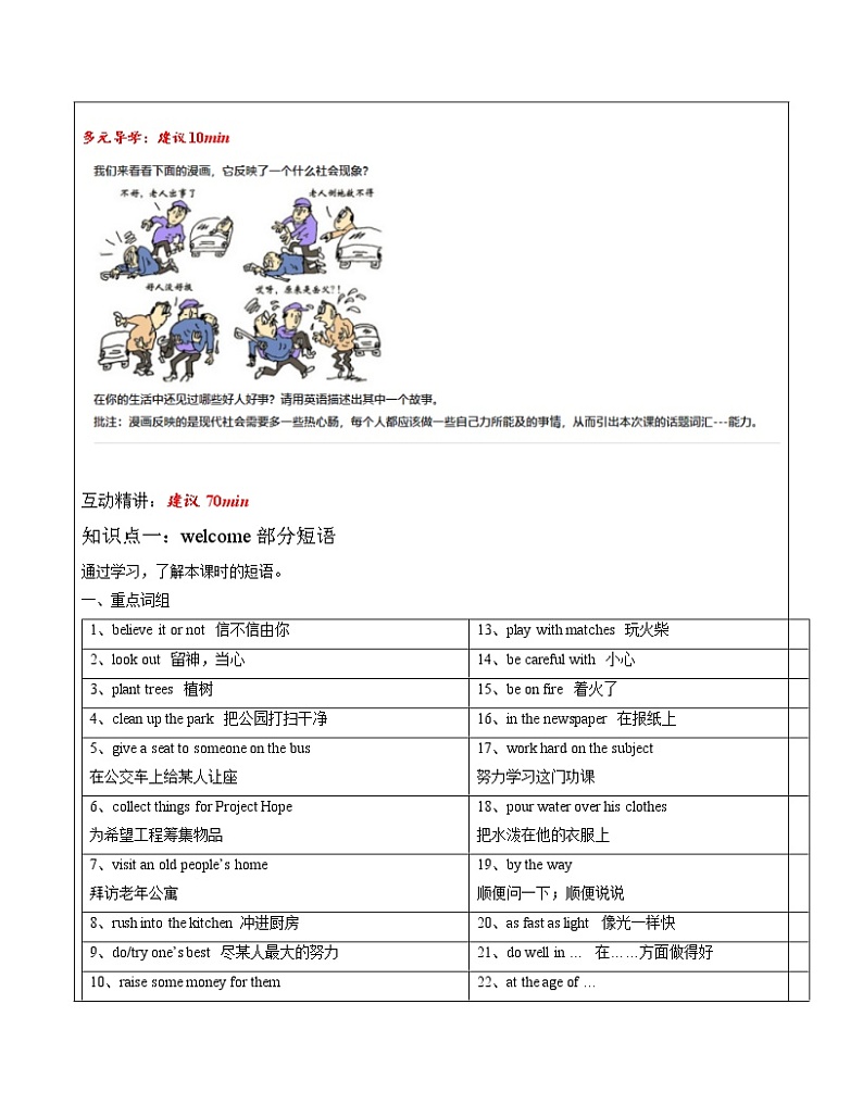 Unit 7 abilities  2022-2023 牛津译林版英语七年级下册讲义（学生版+教师版）02