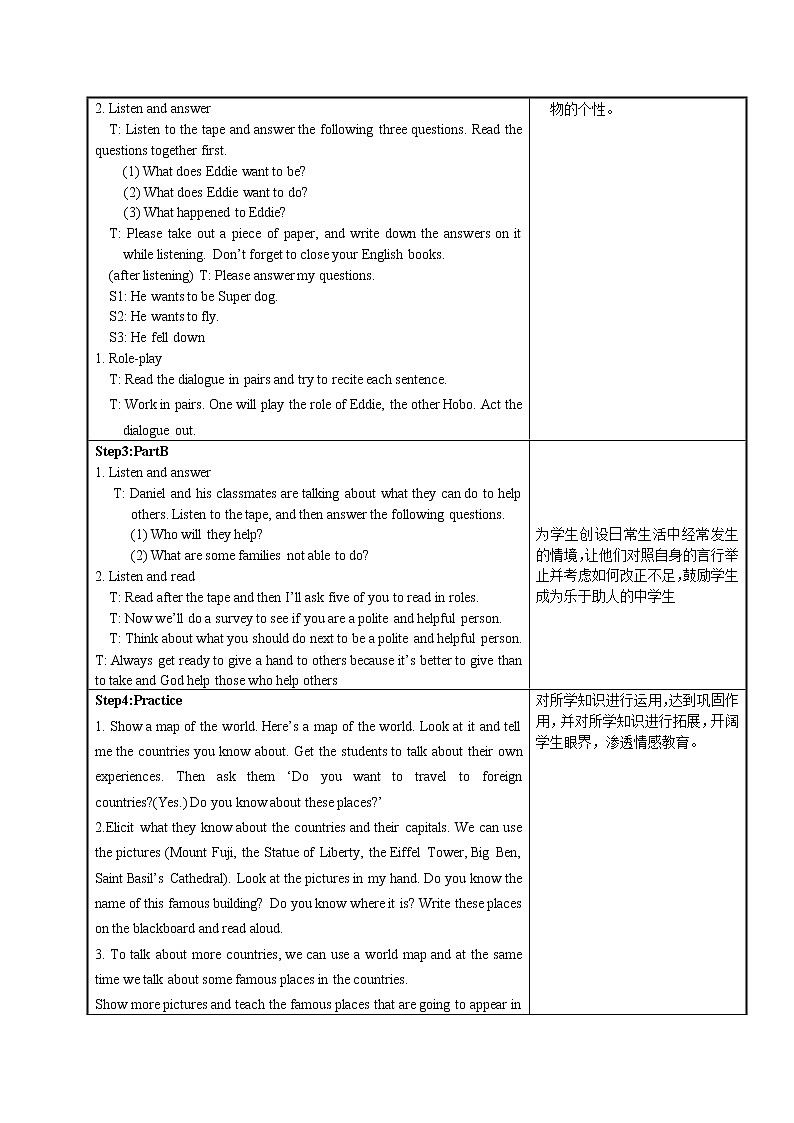 Unit7 教案 2022-2023 牛津译林英语七年级下册02
