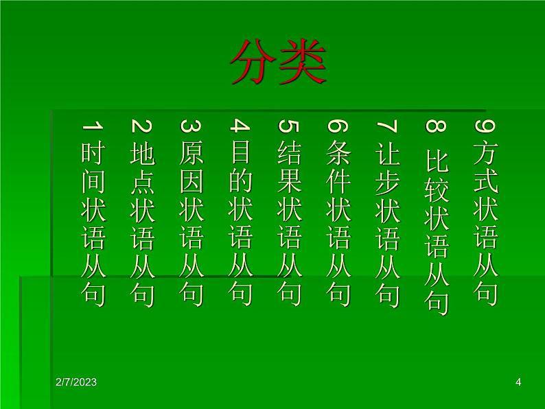 2023年中考英语语法专题复习状语从句课件04