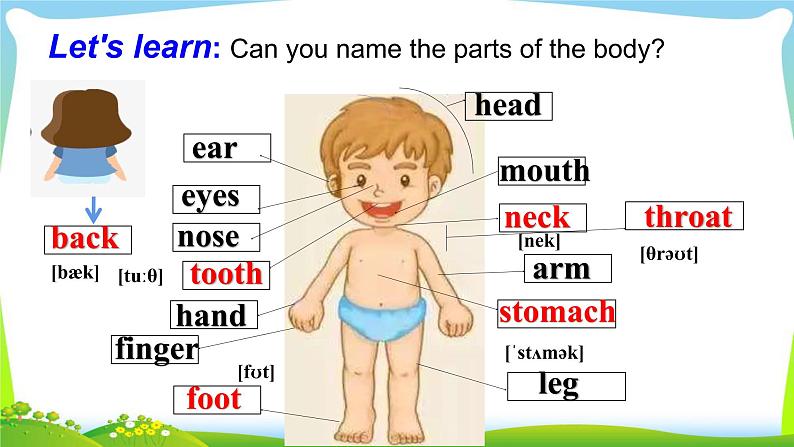 八年级英语人教版下册  Unit 1 What 's the matter. Section A  课件第4页