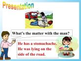 八年级英语人教版下册  Unit 1 What's the matter. Section A  课件