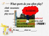 八年级英语人教版下册  Unit 1 What's the matter. Section B  课件