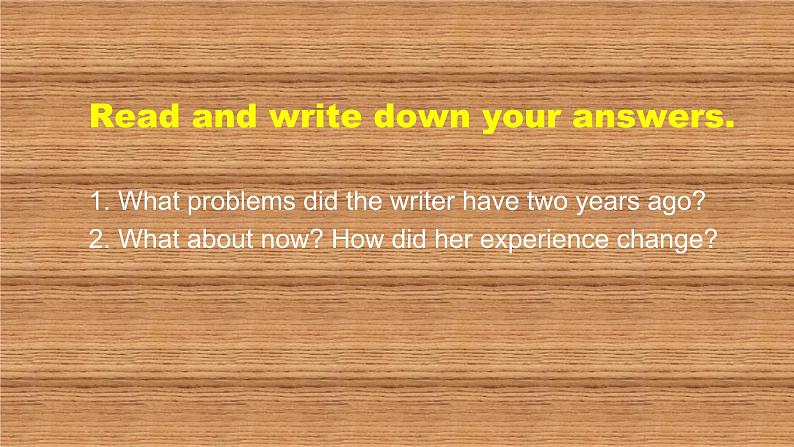 北师大版英语七年级下册 Unit5 Now and then Communication Workshop 课件第3页