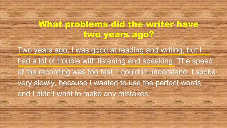 北师大版英语七年级下册 Unit5 Now and then Communication Workshop 课件第7页