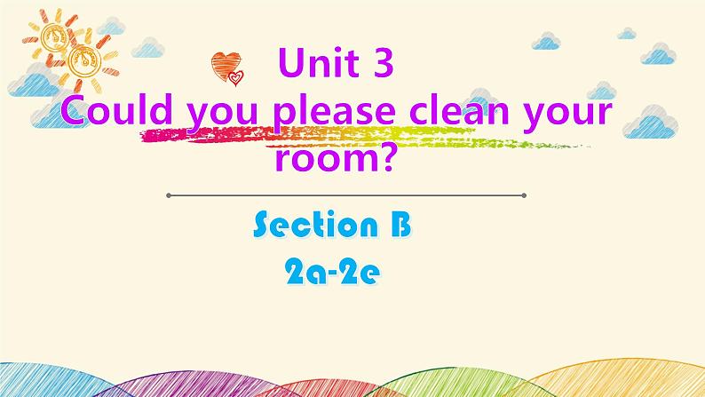 八年级英语人教版下册  Unit 3 Could you please clean your room？Section B   课件601