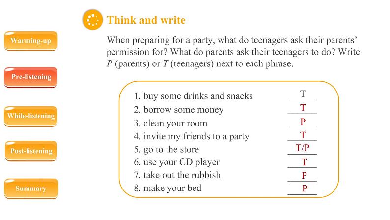 八年级英语人教版下册  Unit 3 Could you please clean your room？Section B   课件08