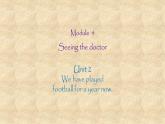 外研版英語八年級下冊Module4 Unit 2 We have played football for a year now 課件