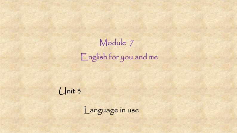 外研版英语九年级下册Module7 Unit 3 Language in use 课件01