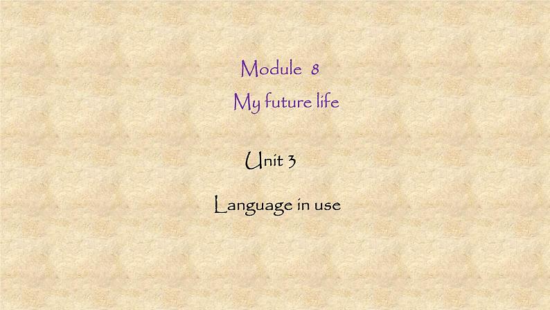 外研版英语九年级下册Module8 Unit 3 Language in use 课件01