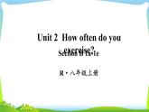 人教版八年级英语上册Unit2 B(1a-1e)课件+音频+教案