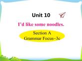 人教版七年级英语下册Unit10 SectionA(GF-3c)课件