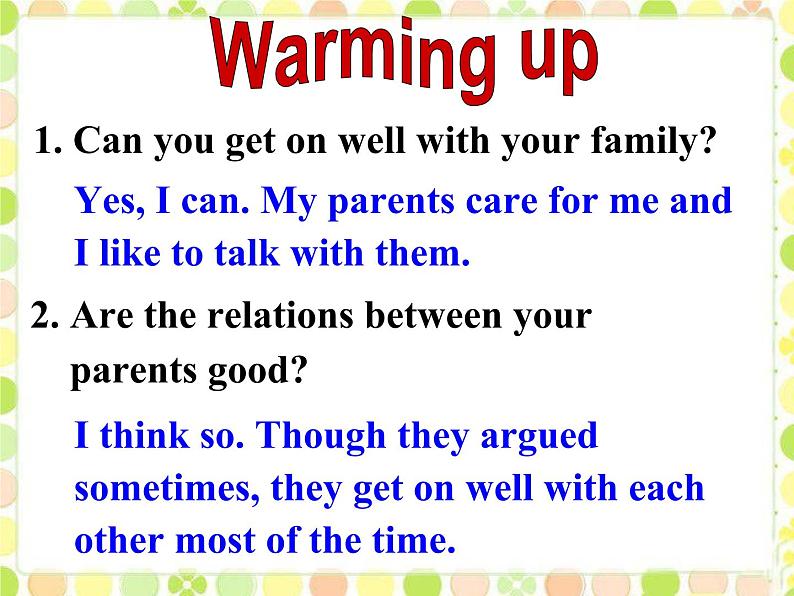 八年级人教版英语下册Unit 4 Why don’t you talk to your parents？Section A     课件08