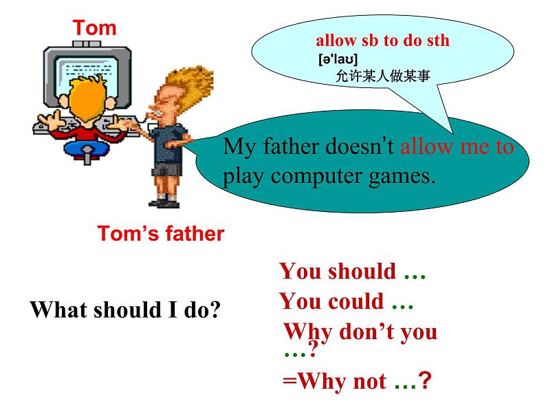 八年级人教版英语下册Unit 4 Why don’t you talk to your parents？Section A     课件04
