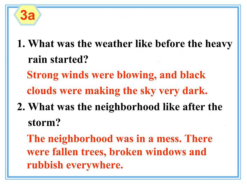 八年级英语人教版下册  Unit 5 What were you doing when the rainstorm came？Section A   课件207