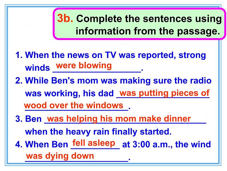 八年级英语人教版下册  Unit 5 What were you doing when the rainstorm came？Section A   课件208