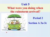 八年级英语人教版下册  Unit 5 What were you doing when the rainstorm came？Section A   课件7
