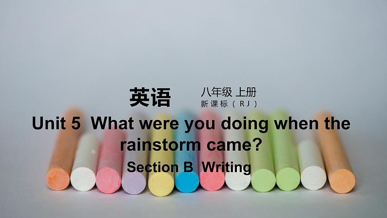 八年级英语人教版下册  Unit 5 What were you doing when the rainstorm came？Section B   课件01