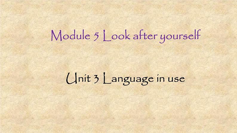 外研版英语九年级下册Module 5 Unit 3 Language in use课件第1页