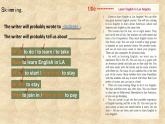 外研版英語(yǔ)八年級(jí)下冊(cè)Module 7 Unit 2 Fill out a form and come to learn English in LA課件
