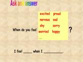 外研版英语八年级下册 Module 1 Unit 2 I feel nervous when I speak Chinese 课件