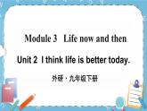 Module 3 Unit 2课件+教案+素材
