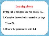 Revision module AVocabulary and grammar课件