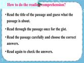 Revision module BReading課件+素材