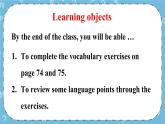 Revision module BVocabulary and grammar課件