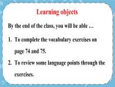 Revision module BVocabulary and grammar课件