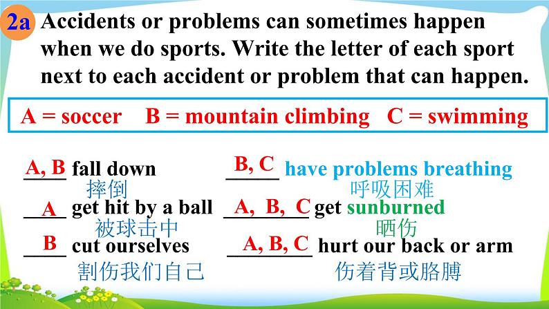 人教版八年级英语下册Unit1 B(2a-2e)课件+音频+教案08