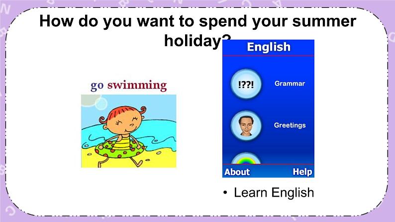 北师大版英语七下Unit 4《Lesson 12 Summer Holiday》 课件＋教案＋练习03