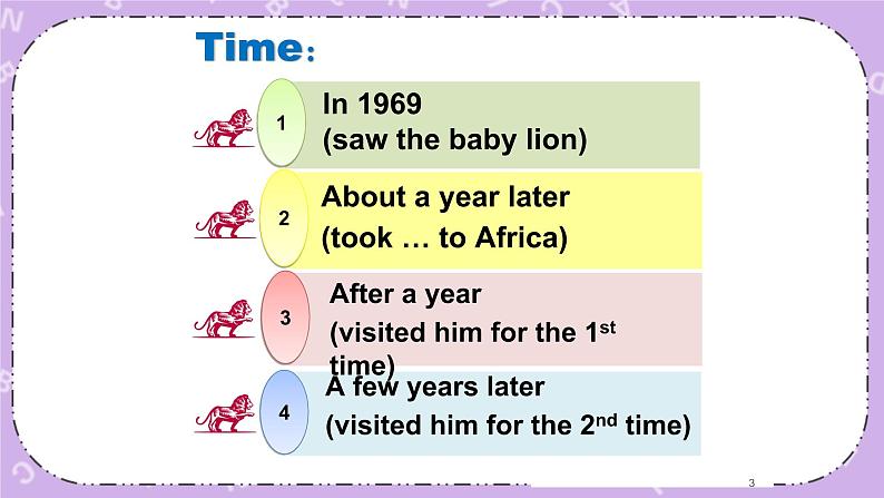 北师大版英语七下Unit 6《Lesson 18 An Animal Story》第2课时课件第3页