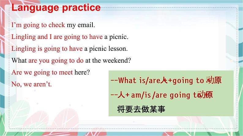 Module 3 Making plans Unit 3 Language in use 课件03