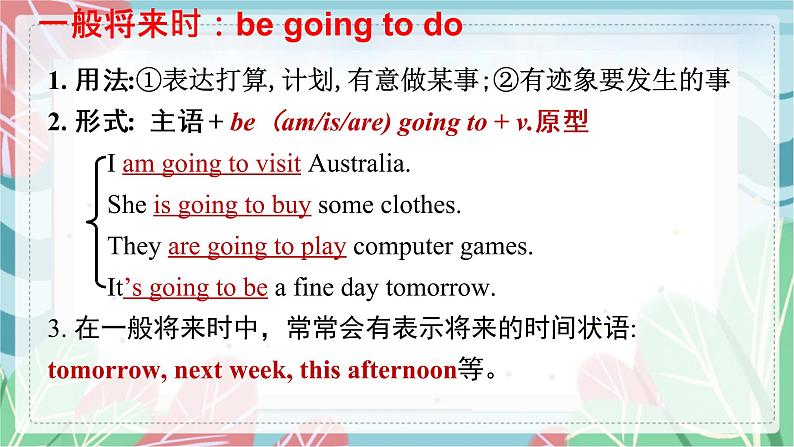 Module 3 Making plans Unit 3 Language in use 课件04