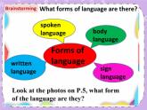 Unit 1 Language《lesson 1 body language》课件+教案