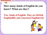 Unit 1 Language《lesson 2 Different kinds of English》课件+教案