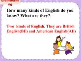 Unit 1 Language《lesson 2 Different kinds of English》課件+教案
