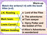 Unit 2 Books《lesson 4 Classics (A)》课件+教案