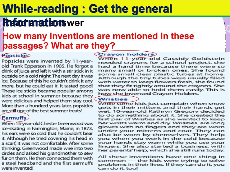 Unit 3 Creativity《Lesson 9 Creative minds》课件+教案06