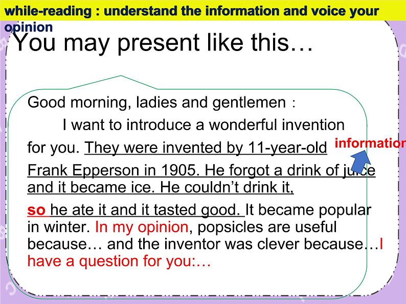 Unit 3 Creativity《Lesson 9 Creative minds》课件+教案08