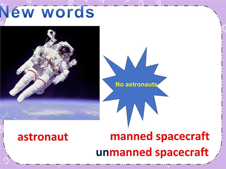 Unit 4 Space《Lesson 10  Life in space》课件第6页