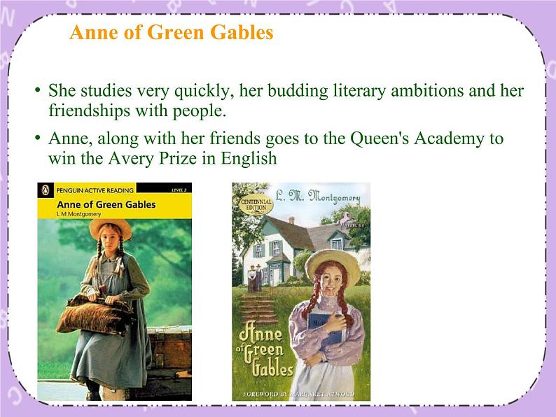 Unit 5 Literature《Lesson 13 Anne of Green Gables》课件+教案04