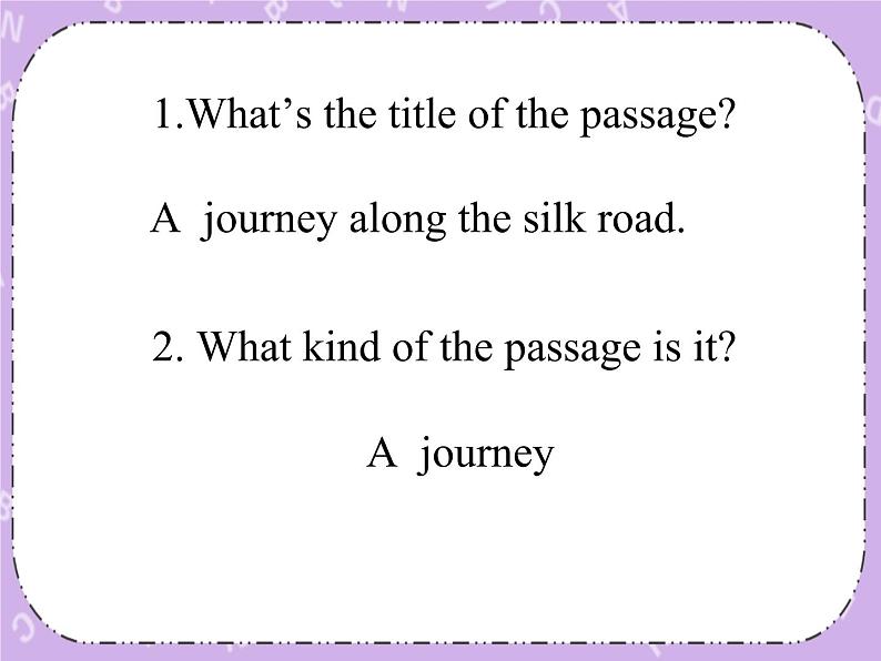 Unit 7 Journeys《Lesson 19 The Silk Road》课件+教案07
