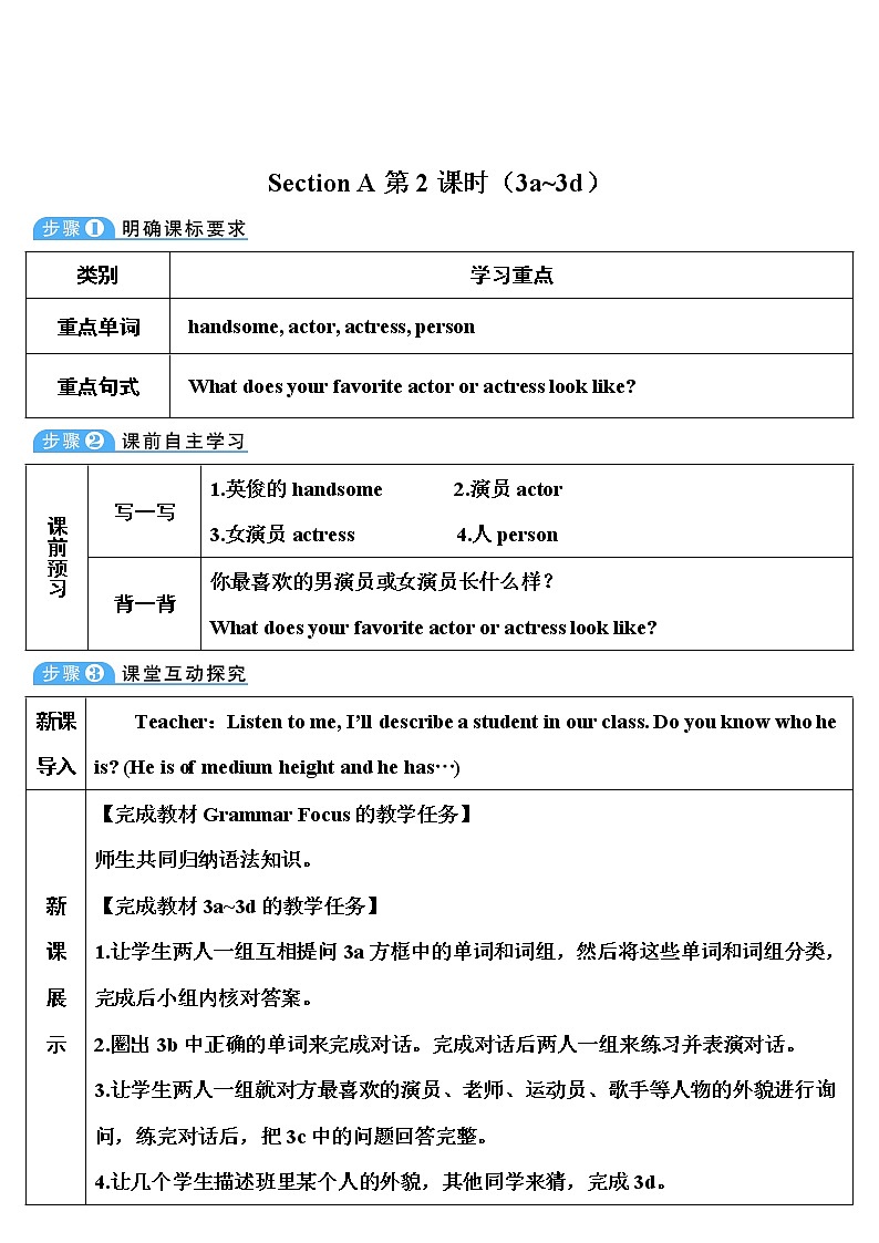 Unit 9 第2课时（A Grammar Focus-3d） 课件＋教案＋素材01