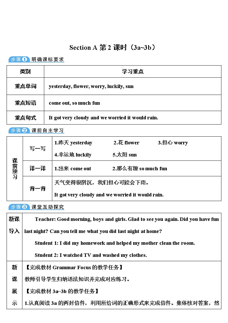 Unit 11 第2课时（A Grammar Focus-3b） 课件＋教案＋素材01