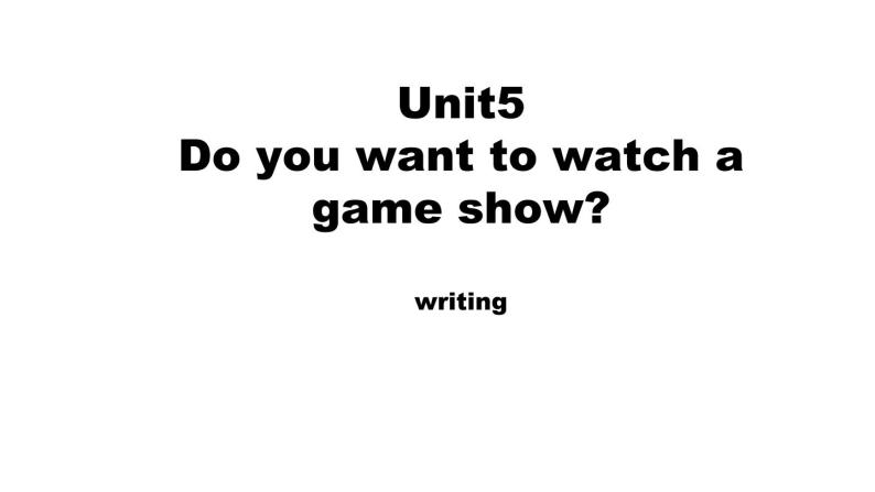 Unit5 写作影评课件人教版八年级英语上册01