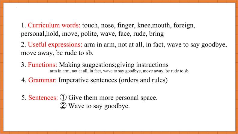 Unit 2 Here are some ways to welcome them课件02
