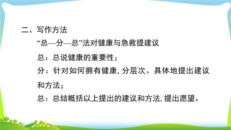 人教版英语八年级下册Unit1-2 书面表达课件PPT第3页