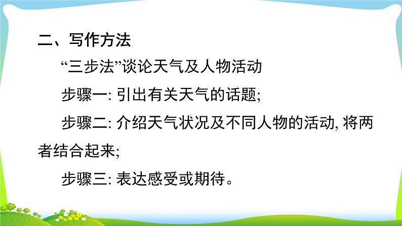 人教版英语七年级下册Unit 7 书面表达课件PPT第3页